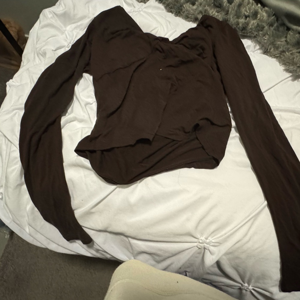 lululemon Chocolate Brown Long Sleeve Top